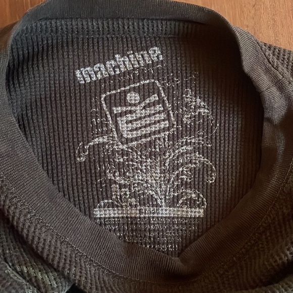 vintage Machine brown long sleeved tee - Picture 3 of 3